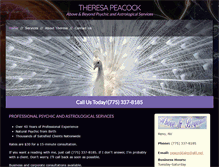 Tablet Screenshot of aboveandbeyondpsychic.com